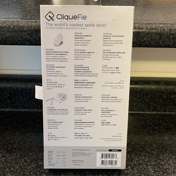 CliqueFie Selfie Stick - Picture 2 of 5